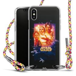 New Carry Case Transparent Stoff colourful/silber