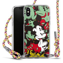 New Carry Case Transparent Stoff colourful/silber