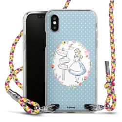 New Carry Case Transparent Stoff colourful/silber