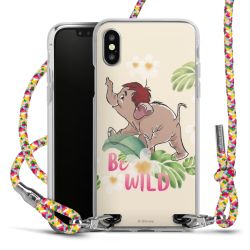 New Carry Case Transparent Stoff colourful/silber