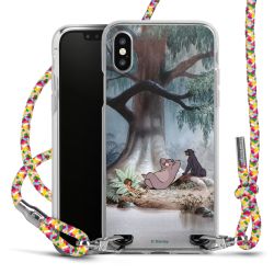 New Carry Case Transparent Stoff colourful/silber