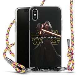 New Carry Case Transparent Stoff colourful/silber