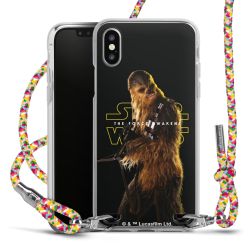 New Carry Case Transparent Stoff colourful/silber