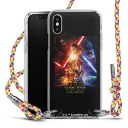 New Carry Case Transparent Stoff colourful/silber