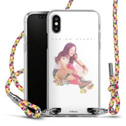 New Carry Case Transparent Stoff colourful/silber