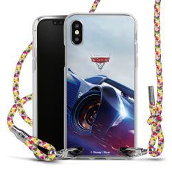 New Carry Case Transparent Stoff colourful/silber