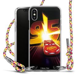 New Carry Case Transparent Stoff colourful/silber