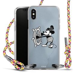 New Carry Case Transparent Stoff colourful/silber