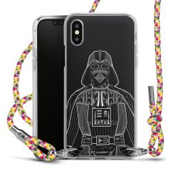 New Carry Case Transparent Stoff colourful/silber