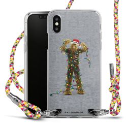 New Carry Case Transparent Stoff colourful/silber