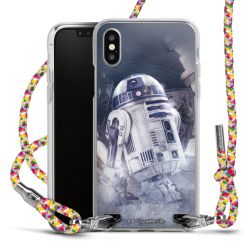 New Carry Case Transparent Stoff colourful/silber