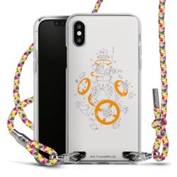 New Carry Case Transparent Stoff colourful/silber