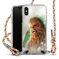 New Carry Case Transparent Stoff colourful/silber