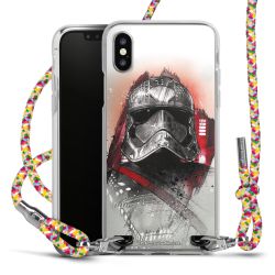 New Carry Case Transparent Stoff colourful/silber