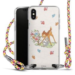 New Carry Case Transparent Stoff colourful/silber