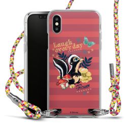 New Carry Case Transparent Stoff colourful/silber