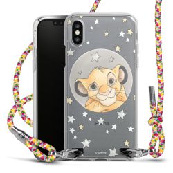 New Carry Case Transparent Stoff colourful/silber