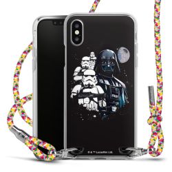 New Carry Case Transparent Stoff colourful/silber