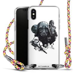 New Carry Case Transparent Stoff colourful/silber