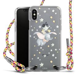 New Carry Case Transparent Stoff colourful/silber