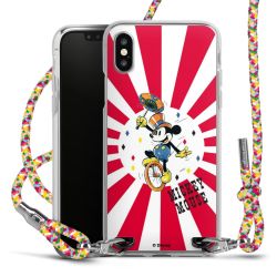 New Carry Case Transparent Stoff colourful/silber