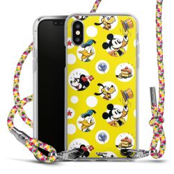 New Carry Case Transparent Stoff colourful/silber