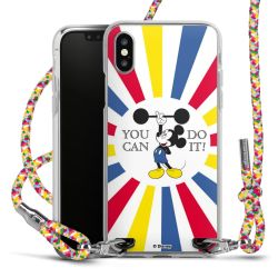 New Carry Case Transparent Stoff colourful/silber