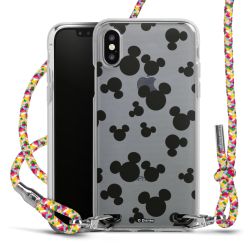 New Carry Case Transparent Stoff colourful/silber