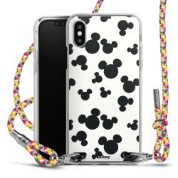 New Carry Case Transparent Stoff colourful/silber