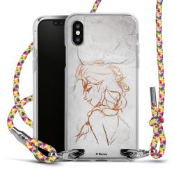 New Carry Case Transparent Stoff colourful/silber