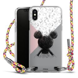 New Carry Case Transparent Stoff colourful/silber