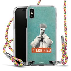 New Carry Case Transparent Stoff colourful/silber