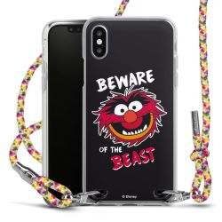 New Carry Case Transparent Stoff colourful/silber