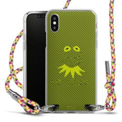 New Carry Case Transparent Stoff colourful/silber