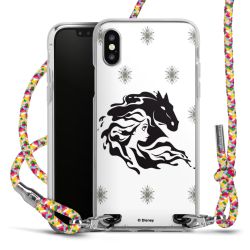 New Carry Case Transparent Stoff colourful/silber