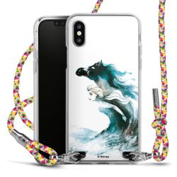 New Carry Case Transparent Stoff colourful/silber