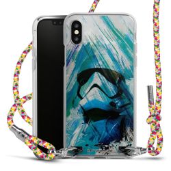 New Carry Case Transparent Stoff colourful/silber