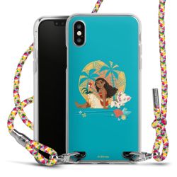 New Carry Case Transparent Stoff colourful/silber