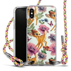 New Carry Case Transparent Stoff colourful/silber