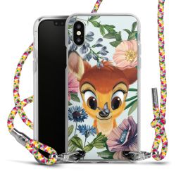 New Carry Case Transparent Stoff colourful/silber