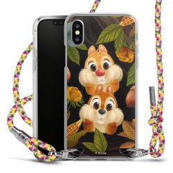 New Carry Case Transparent Stoff colourful/silber