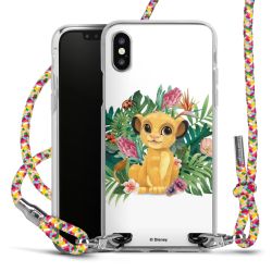 New Carry Case Transparent Stoff colourful/silber