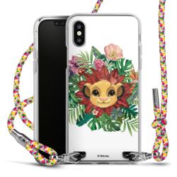 New Carry Case Transparent Stoff colourful/silber