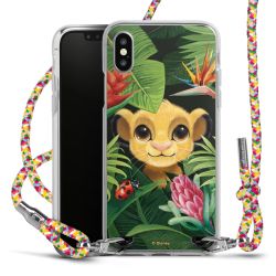 New Carry Case Transparent Stoff colourful/silber