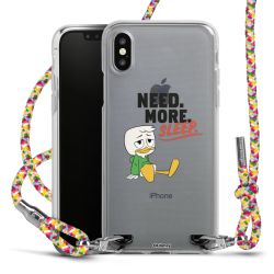 New Carry Case Transparent Stoff colourful/silber