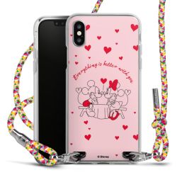 New Carry Case Transparent Stoff colourful/silber