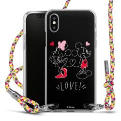 New Carry Case Transparent Stoff colourful/silber