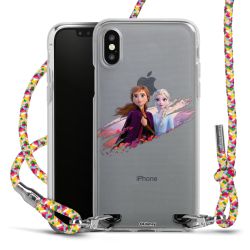 New Carry Case Transparent Stoff colourful/silber