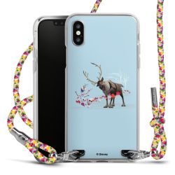 New Carry Case Transparent Stoff colourful/silber