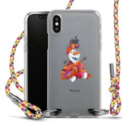 New Carry Case Transparent Stoff colourful/silber